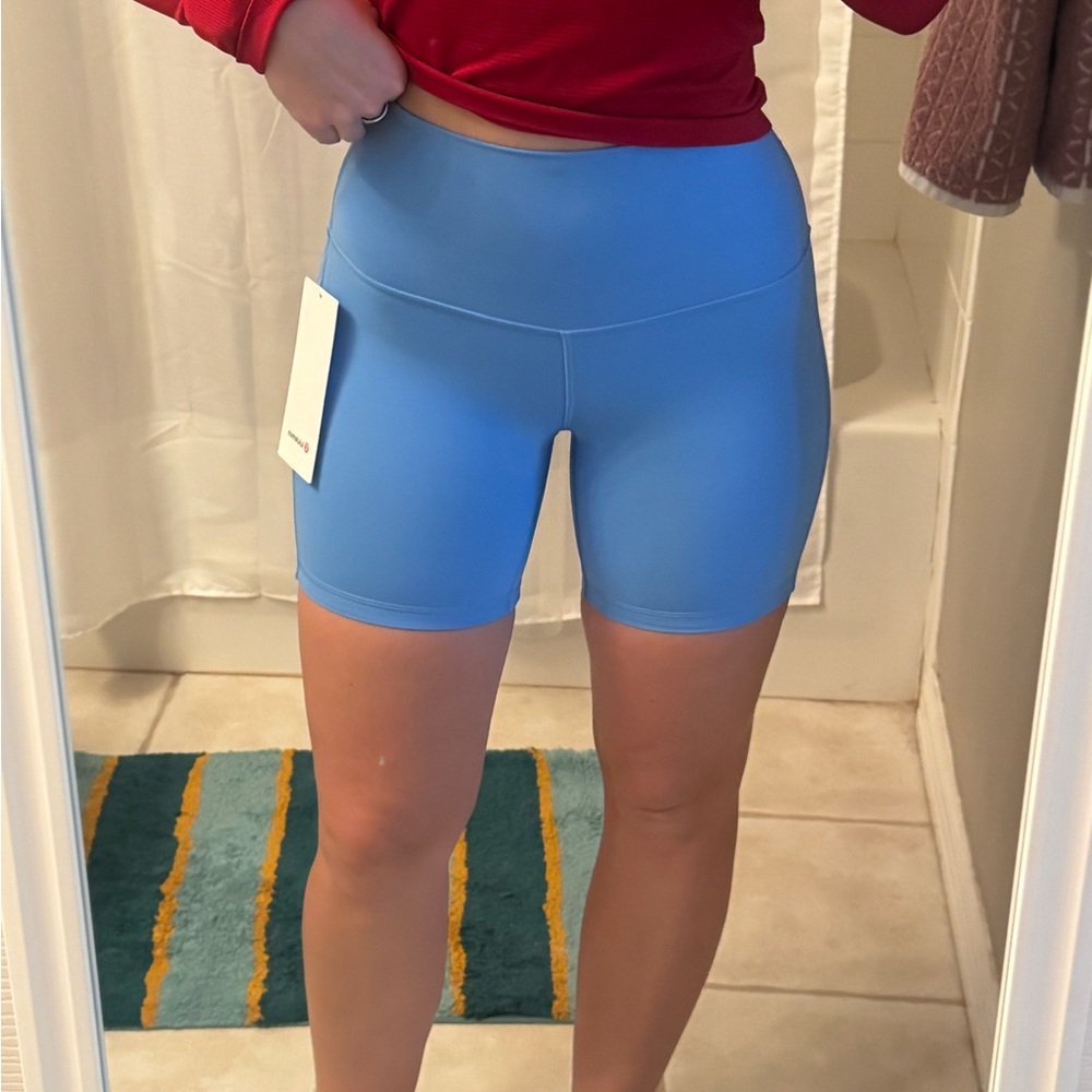 Lululemon aero blue align 6” shorts